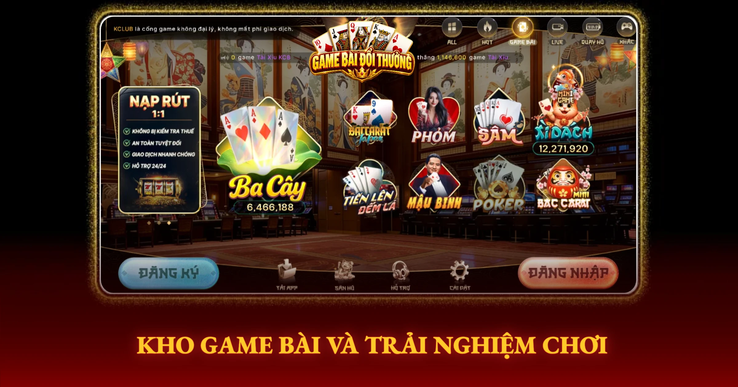 Review Kclub – Cổng Game Bài Đổi Thưởng Thực Chiến 2 Kho Game Bài Và Trải Nghiệm Chơi