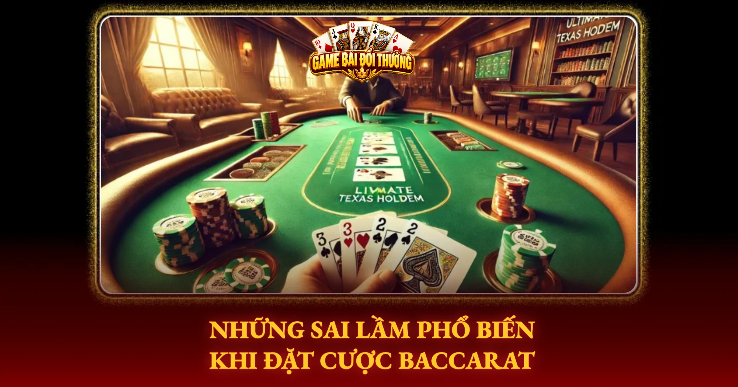 Hướng Dẫn Chơi Baccarat Đổi Thưởng Online Dễ Hiểu Nhất 3 Những Sai Lầm Phổ Biến Khi Đặt Cược Baccarat